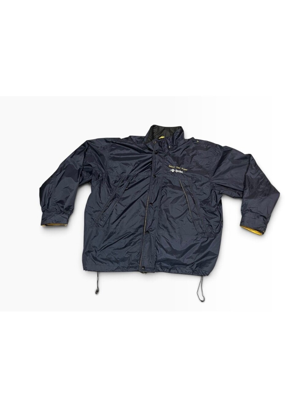 Vintage Swingster Sprint Keyport Fiber Project Windbreaker Jacket XL Navy